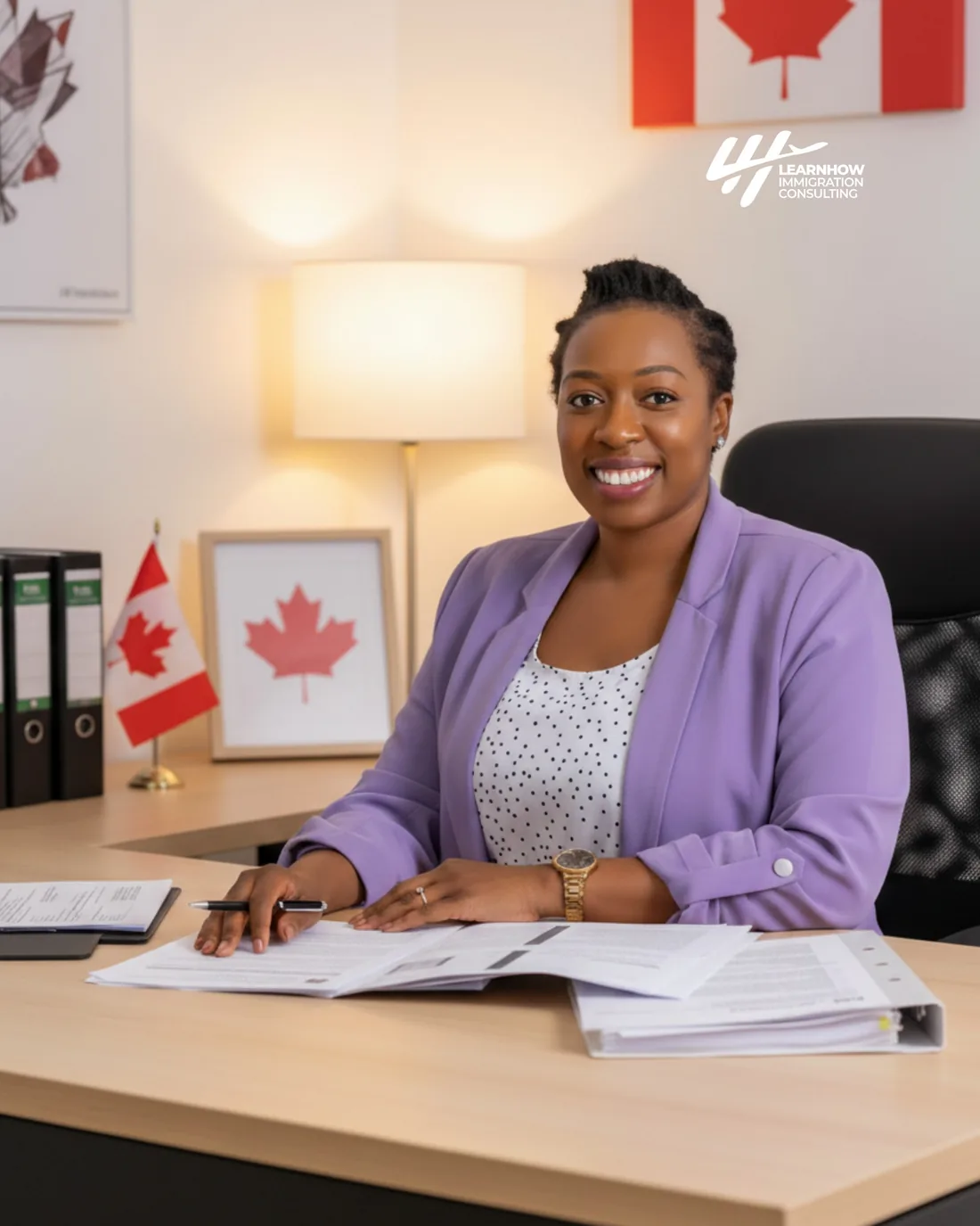 Omolola Lola, founder of LearnHow Immigration Consulting